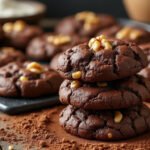 Biscuits moelleux aux noix et cacao