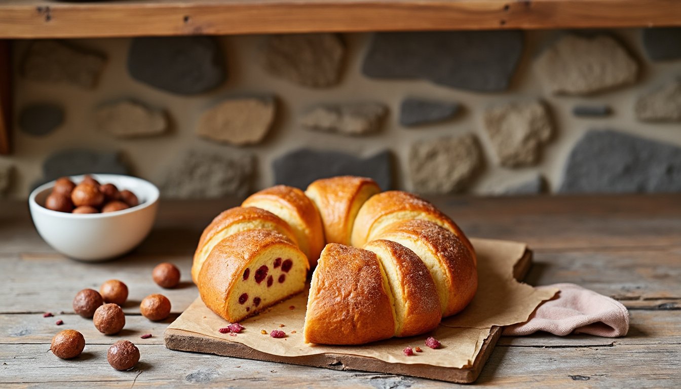 découvrez notre délicieuse recette de brioche aux pralines roses, moelleuse et gourmande, parfaite pour un petit-déjeuner ou un goûter savoureux. facile à réaliser, elle séduit par sa couleur et son goût unique !