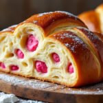 Brioche aux pralines roses