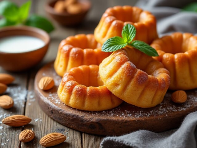 Canelés végétariens au lait d’amande