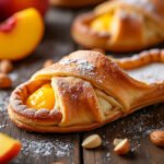 Chaussons aux pêches et noisettes