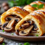 Chaussons feuilletés aux champignons