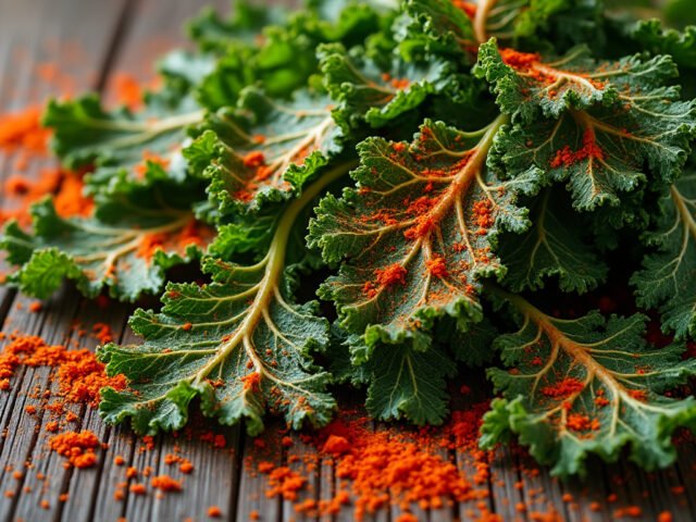 Chips de kale au paprika
