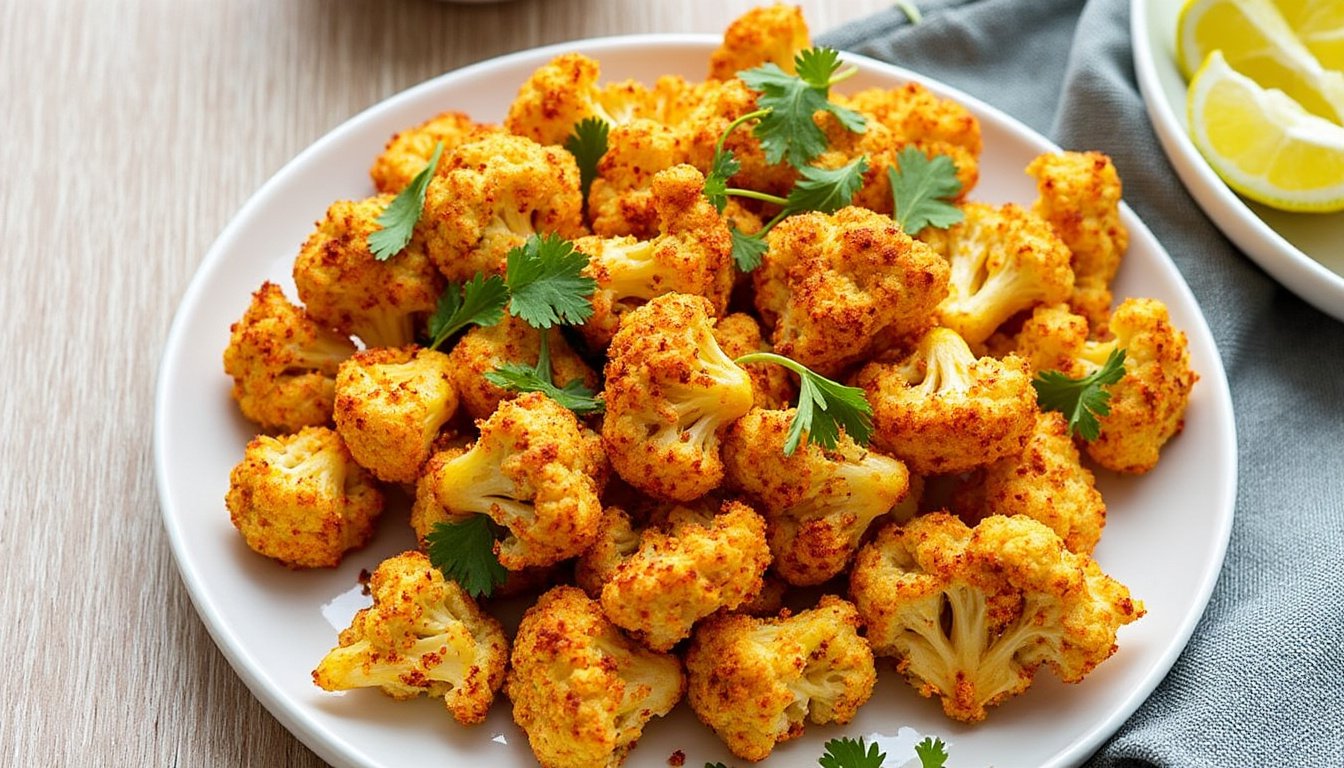 découvrez notre recette de chou-fleur rôti aux épices tandoori : un plat savoureux, facile à préparer, parfait pour un repas végétarien exotique et plein de saveurs.