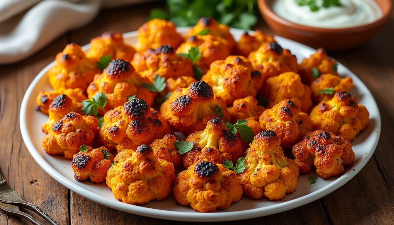 découvrez une délicieuse recette de chou-fleur rôti, sublimé par un mélange d'épices tandoori. une alternative gourmande, parfumée et facile à réaliser pour un repas sain et savoureux.