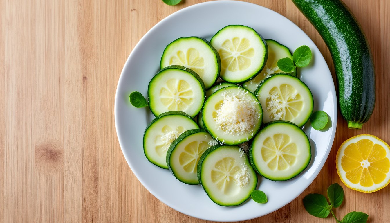 découvrez une recette facile et savoureuse de courgettes rôties au parmesan et citron : un accompagnement léger, parfumé et croustillant, idéal pour sublimer vos repas d'été.