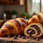 Croissants au chocolat végétariens