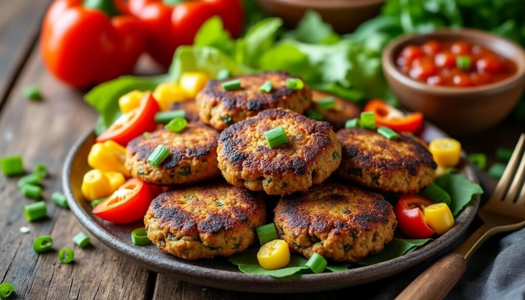 découvrez notre recette savoureuse de galettes de haricots noirs et légumes, idéale pour un repas végétarien équilibré, riche en protéines et facile à préparer. parfait pour toute la famille !