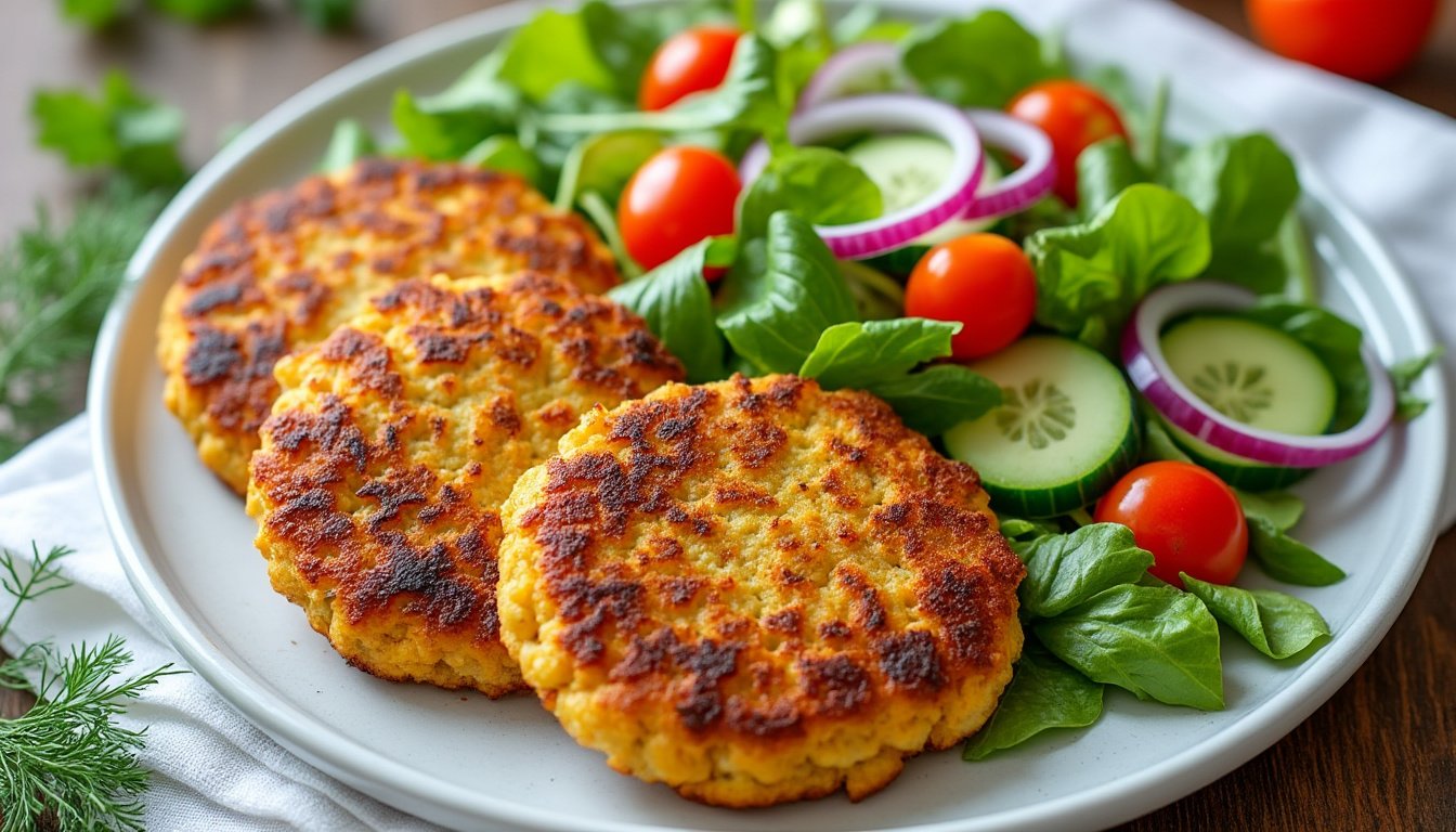 découvrez notre recette savoureuse de galettes de pois chiches relevées au cumin : une alternative végétarienne facile à préparer, riche en protéines et pleine de saveurs orientales. idéales pour un repas sain et gourmand !