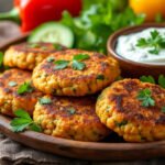 Galettes de pois chiches et cumin