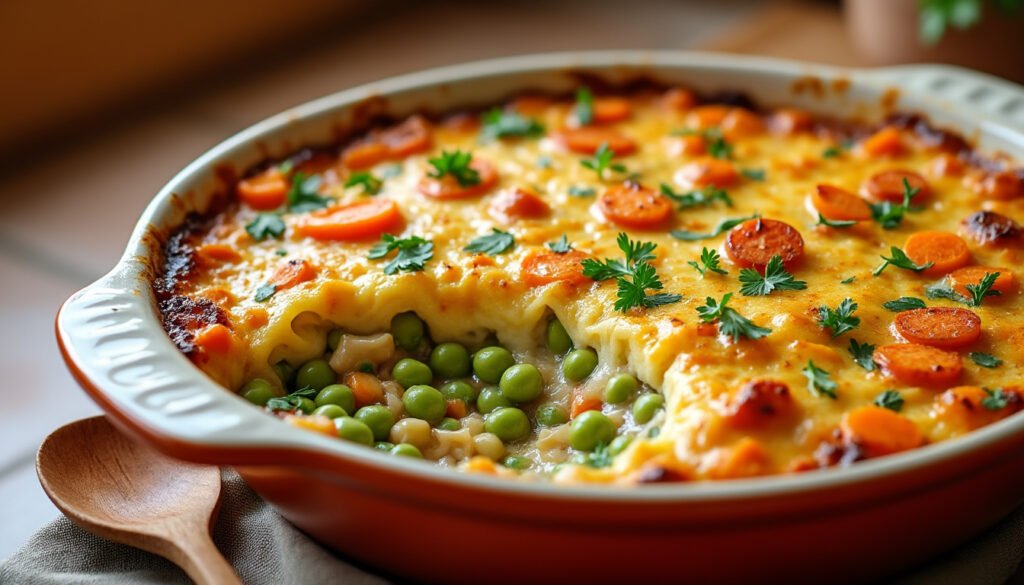 découvrez notre recette de gratin de pois cassés et carottes, un plat savoureux et réconfortant, parfait pour un repas sain et équilibré. facile à préparer et riche en saveurs !