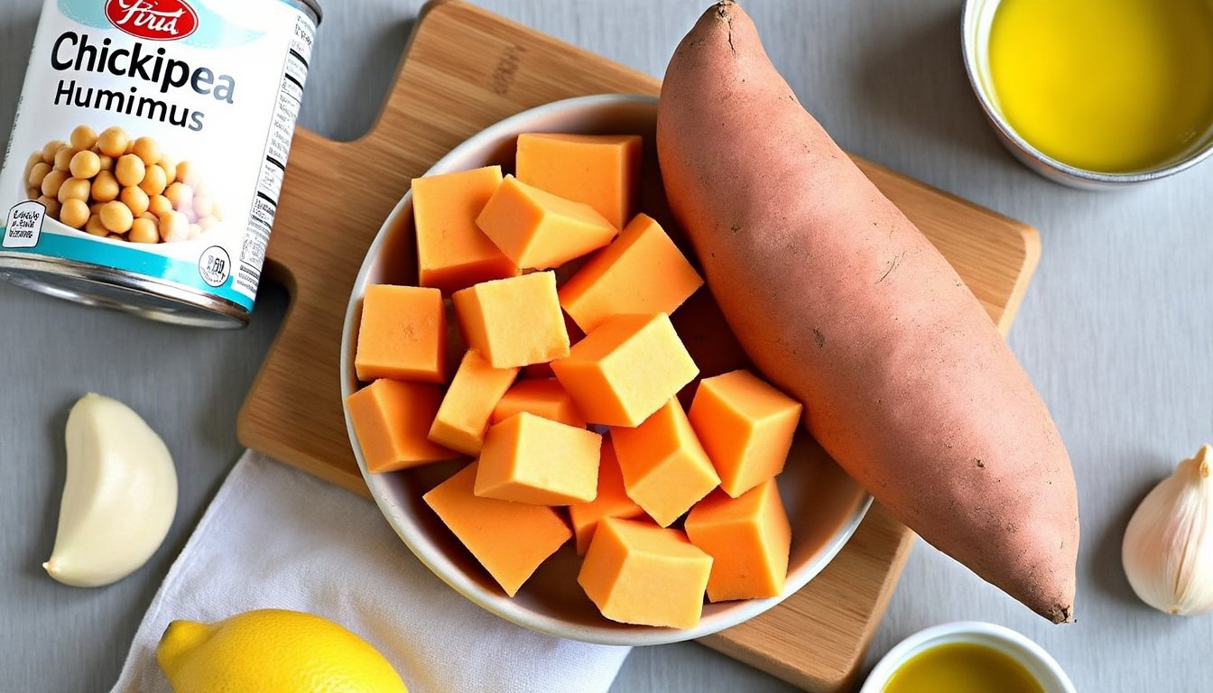 découvrez notre recette de houmous de patate douce : une alternative colorée et savoureuse au houmous traditionnel, parfaite pour un apéritif sain et gourmand ou pour accompagner vos plats végétariens.