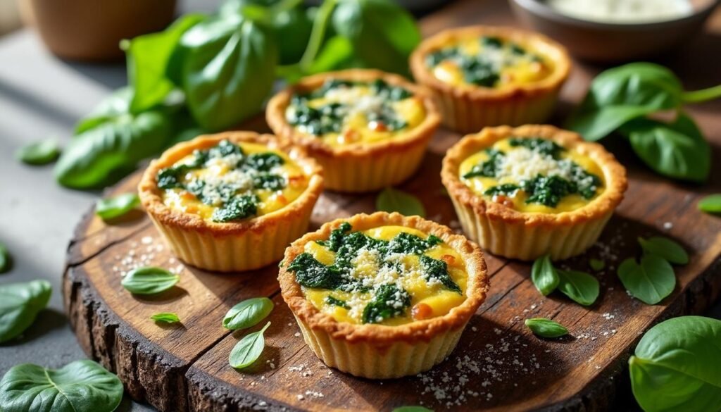découvrez notre recette facile de mini quiches sans pâte aux épinards : une option légère, savoureuse et rapide à préparer pour l'apéritif ou un repas équilibré. idéale pour petits et grands gourmands !