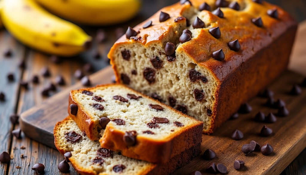 découvrez notre délicieuse recette de pain aux bananes et pépites de chocolat : moelleux, savoureux et facile à réaliser pour un goûter gourmand ou un petit-déjeuner plein d'énergie.