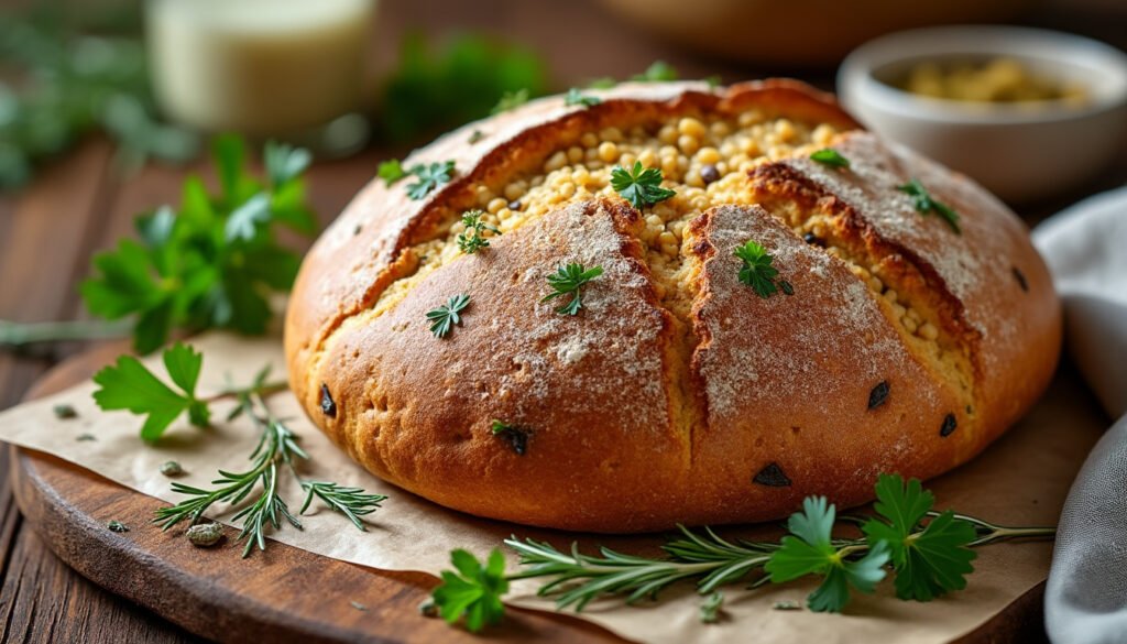 découvrez notre recette de pain de lentilles aux herbes fraîches, une alternative végétarienne savoureuse, riche en protéines et facile à préparer. parfait pour un repas sain et gourmand !