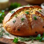 Pain de lentilles aux herbes fraîches