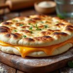 Pains naan maison au fromage