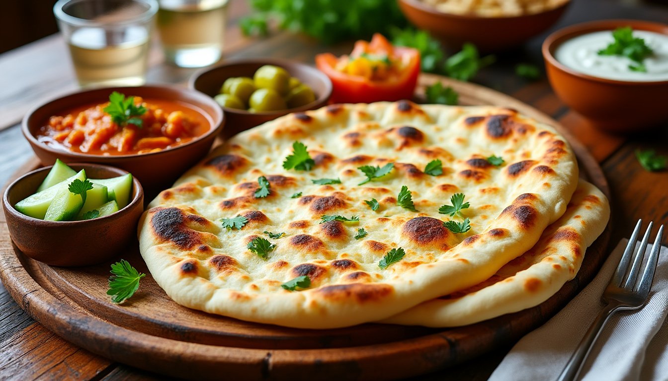 réalisez facilement de délicieux pains naan maison au fromage grâce à cette recette simple et rapide. savourez ces naans moelleux, garnis de fromage fondant, parfaits en accompagnement ou en plat principal !