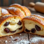 Petits pains aux raisins et crème pâtissière