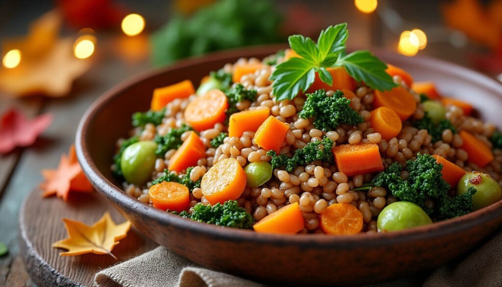 découvrez notre recette gourmande de poêlée de sarrasin et légumes d'automne : un plat sain, coloré et savoureux, parfait pour réchauffer vos repas de saison. idéal pour une cuisine végétarienne et équilibrée.