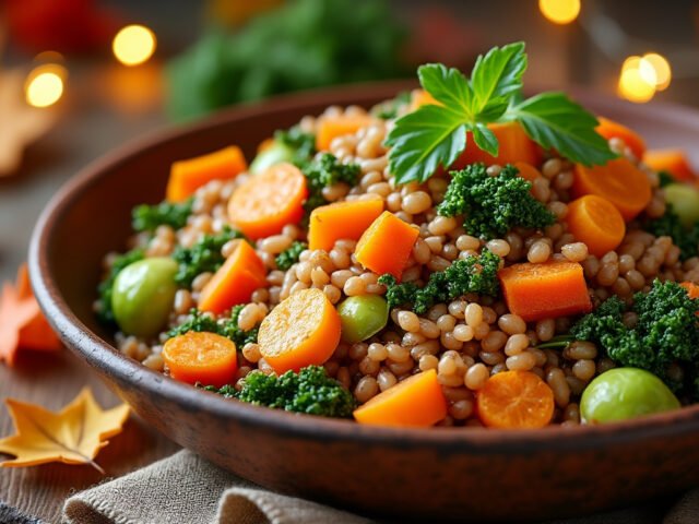 Poêlée de sarrasin et légumes d’automne