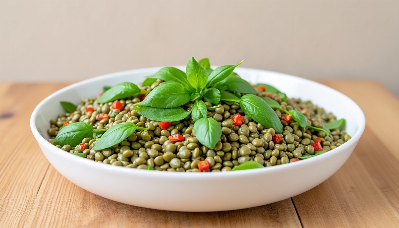découvrez une salade de lentilles vertes gourmande, associée à des tomates cerises juteuses et de la roquette fraîche, pour une recette healthy, pleine de saveurs et facile à préparer.