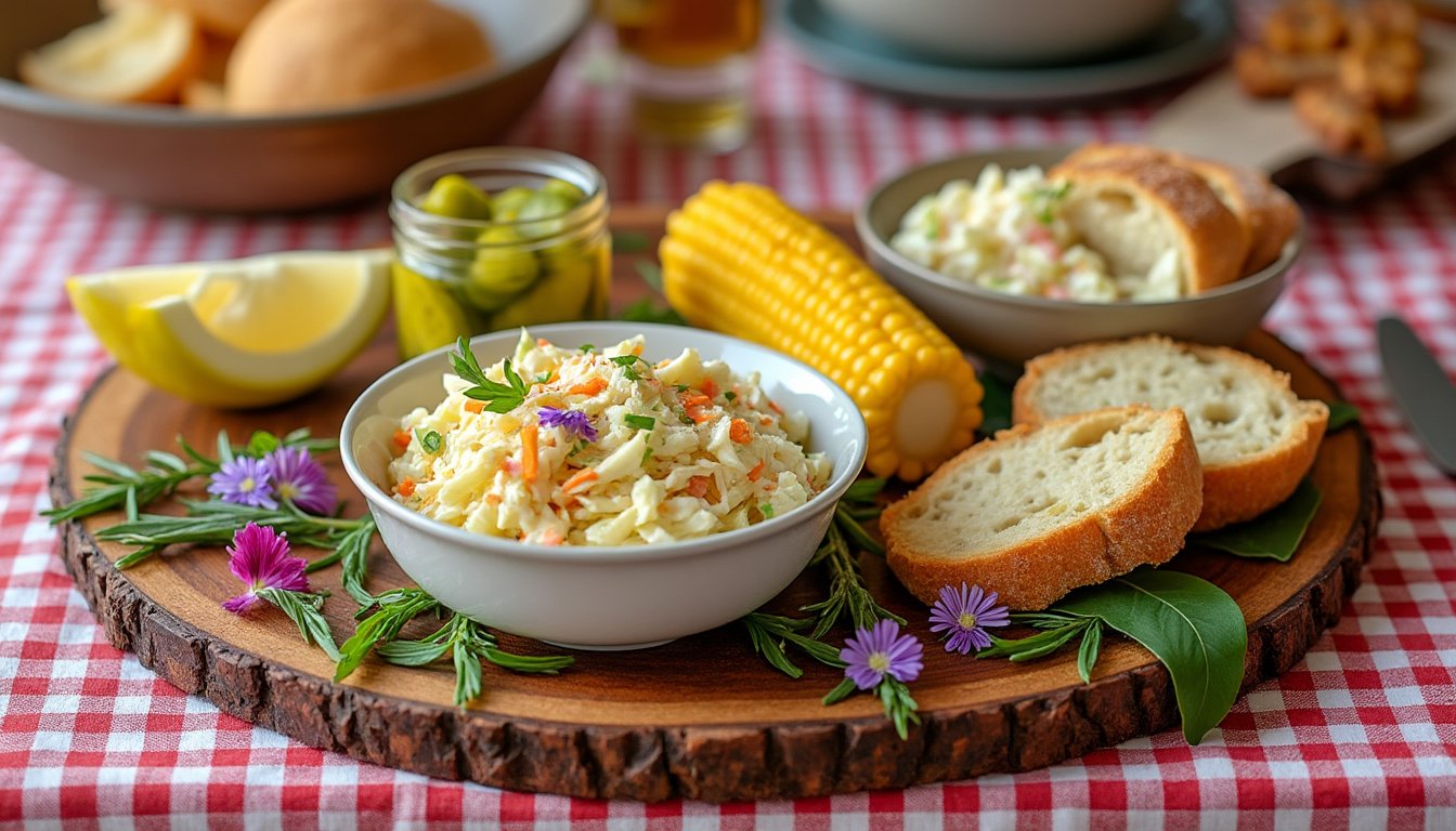 découvrez une délicieuse salade de pommes de terre, haricots verts et moutarde à l’ancienne, parfaite pour un repas frais et savoureux. facile à préparer, cette recette équilibrée ravira tous vos convives !