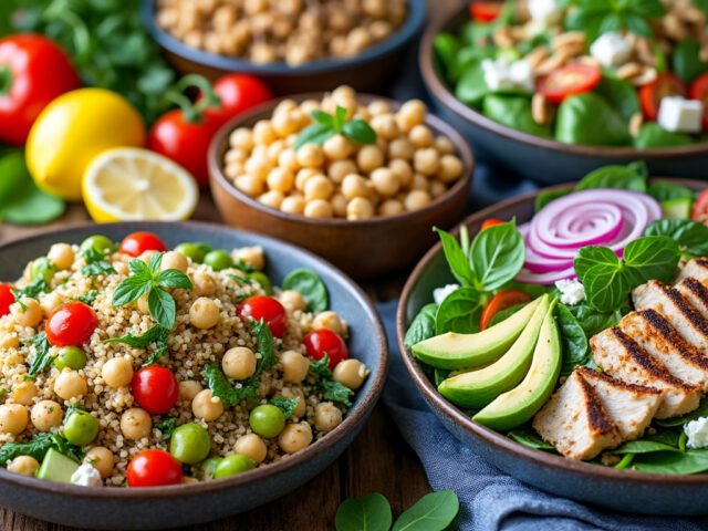???? Salades Complètes et Protéinées