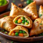Samoussas aux légumes et épices
