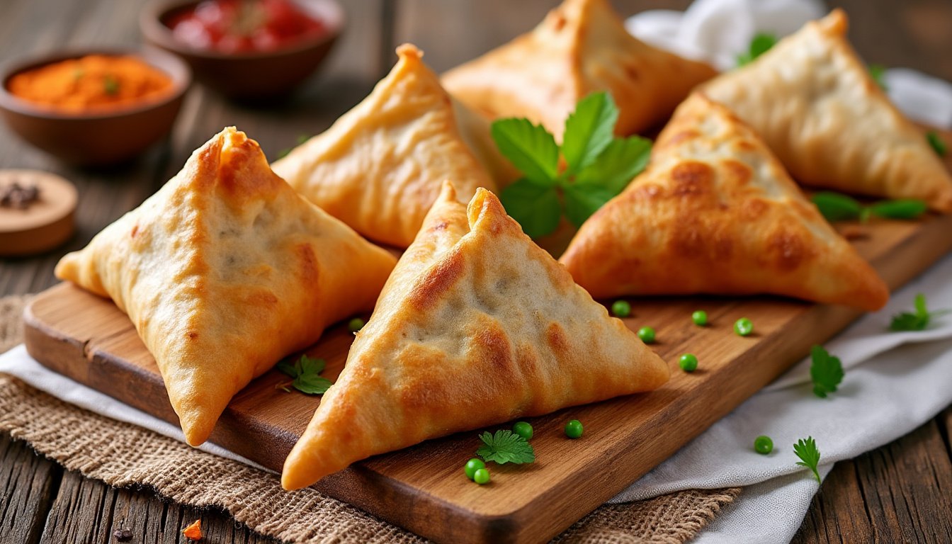 découvrez notre recette de samoussas aux légumes et épices, croustillants et savoureux, parfaits en apéritif ou en entrée végétarienne. faciles à préparer et pleins de goût !