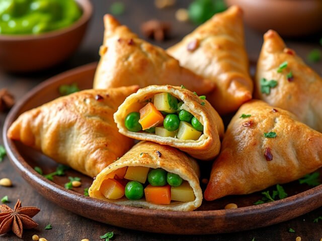 Samoussas aux légumes et épices