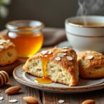 Scones aux amandes et miel