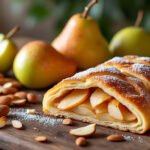 Strudel aux poires et amandes