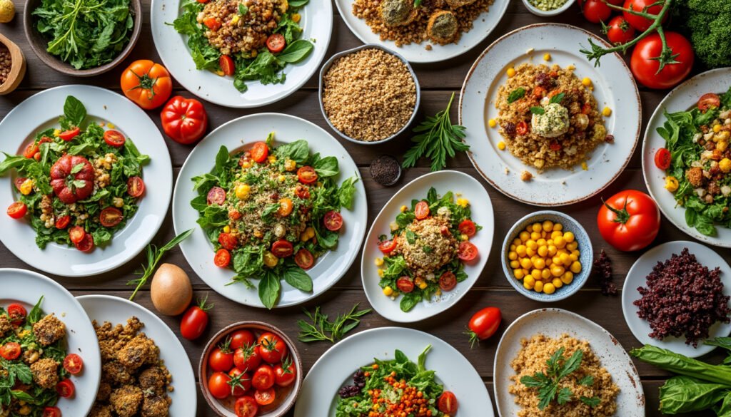 découvrez une sélection de près de 300 plats végétariens gourmands et équilibrés, idéals pour varier vos repas et adopter une alimentation saine et savoureuse au quotidien !