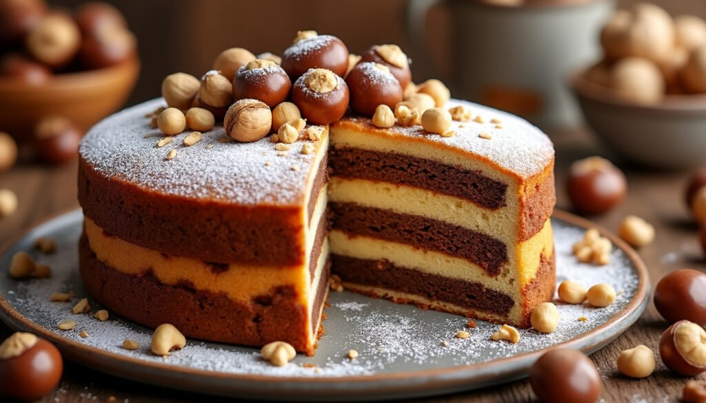 découvrez notre recette gourmande de cake à la farine de châtaigne et noisettes, un dessert moelleux et savoureux, parfait pour accompagner vos pauses thé ou café. facile à réaliser et sans gluten !