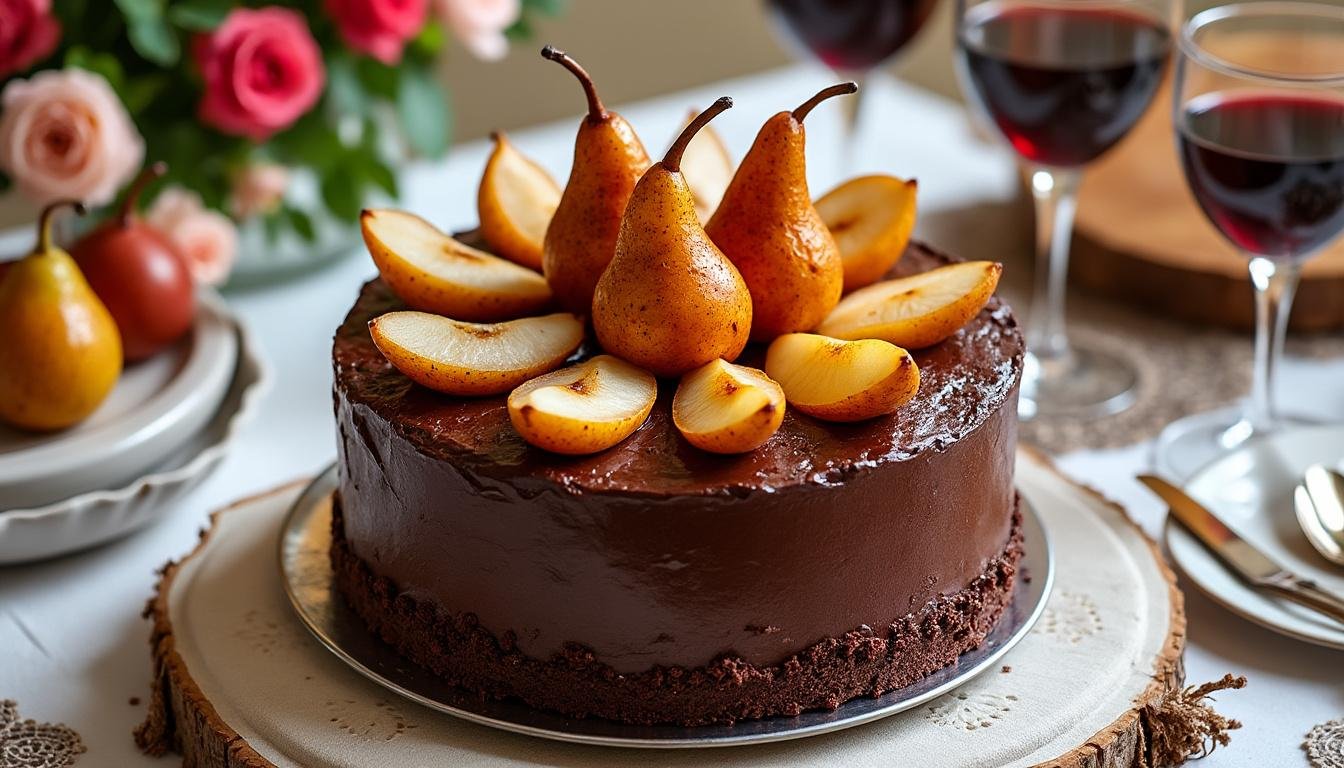 découvrez notre recette gourmande de cake au cacao et poires caramélisées : un dessert moelleux et parfumé, parfait pour régaler petits et grands à l'heure du goûter ou en fin de repas.