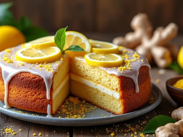 Cake au gingembre et citron