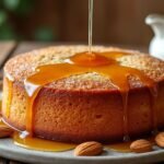 Cake au lait d’amande et sirop d’érable