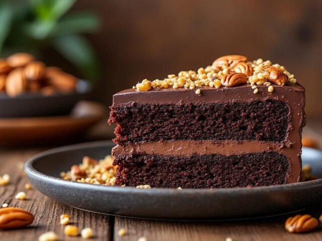 Cake au sarrasin et chocolat praliné