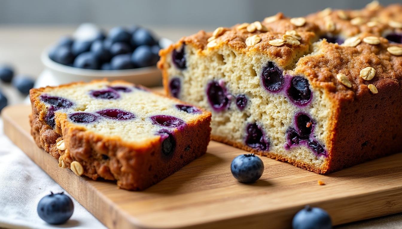 découvrez notre recette savoureuse de cake aux myrtilles et flocons d’avoine, un gâteau moelleux et sain à déguster au petit-déjeuner ou au goûter. facile à préparer, riche en fibres et en saveurs !