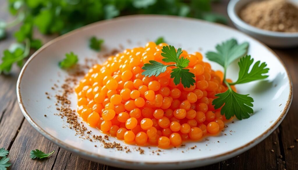 découvrez notre recette de caviar de carottes parfumé au cumin et à la coriandre : une entrée végétarienne savoureuse, facile à préparer et idéale pour l’apéritif ou en tartinade healthy.