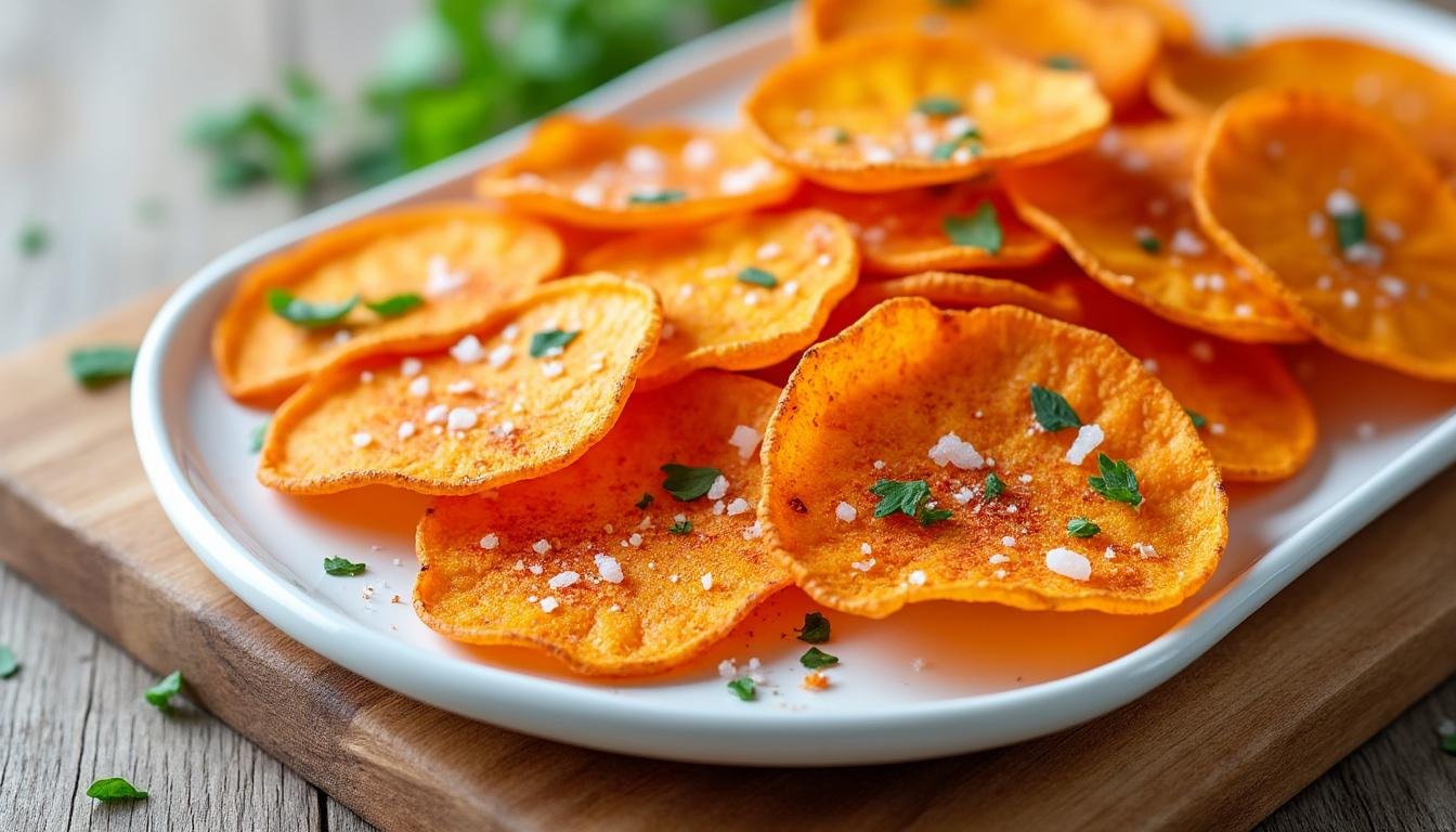 découvrez comment réaliser facilement des chips de carottes croustillantes au four, une alternative saine et gourmande aux chips traditionnelles. parfaites pour vos apéritifs ou en encas léger !