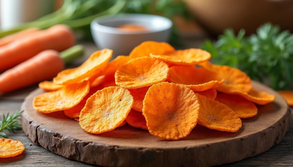 découvrez comment préparer des chips de carottes au four, une alternative saine, croustillante et savoureuse aux classiques chips de pomme de terre. idéal pour un apéritif léger ou une collation gourmande !