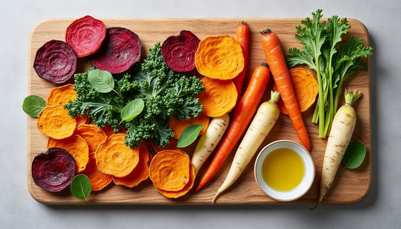 découvrez notre recette facile de chips de carottes au four, une alternative saine et croustillante aux chips classiques. parfaites pour l'apéritif ou une collation légère !