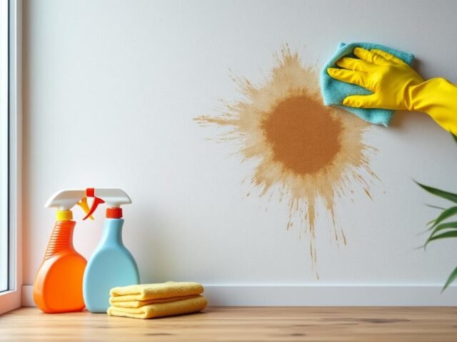 Comment enlever une tache de gras sur un mur peint sans l’abîmer