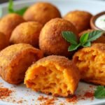 Croquettes de patates douces et épices douces