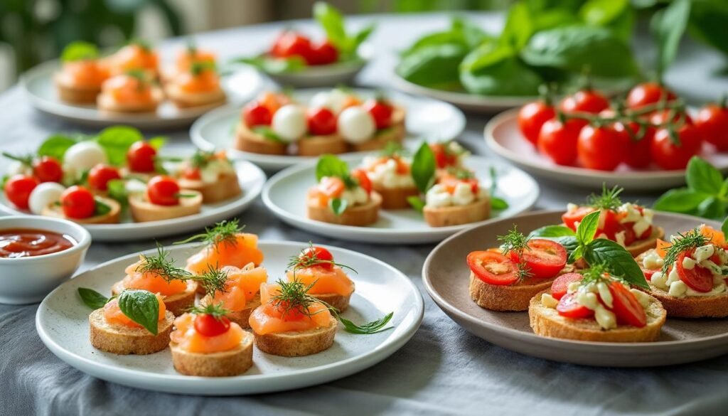 découvrez nos idées d'entrées légères et apéritives pour surprendre vos invités. recettes faciles, savoureuses et parfaites pour débuter vos repas en toute légèreté.