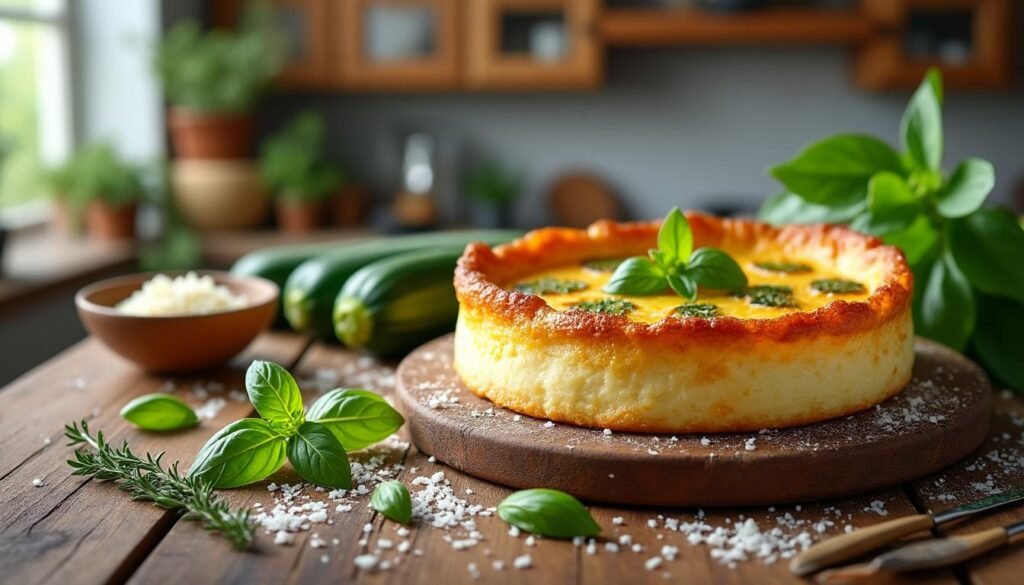 découvrez notre délicieuse recette de flan de courgettes au parmesan, un plat léger et savoureux, parfait en entrée ou en accompagnement pour sublimer vos repas d'été.