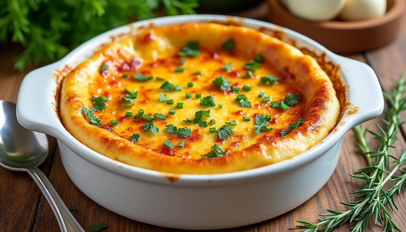 découvrez notre recette savoureuse de flan de courgettes et parmesan : une entrée légÚre et fondante, facile à préparer, parfaite pour sublimer vos repas d'été.