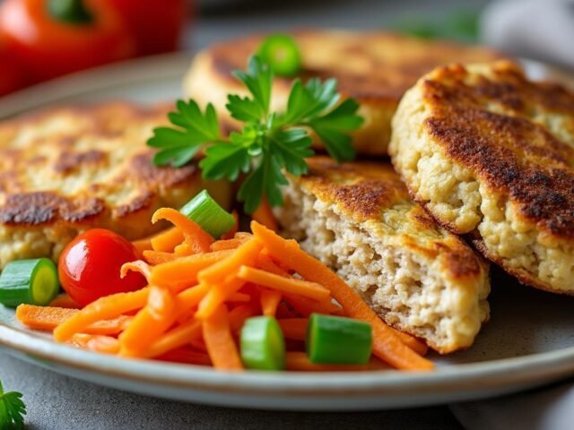 Galettes de flocons d’avoine aux légumes